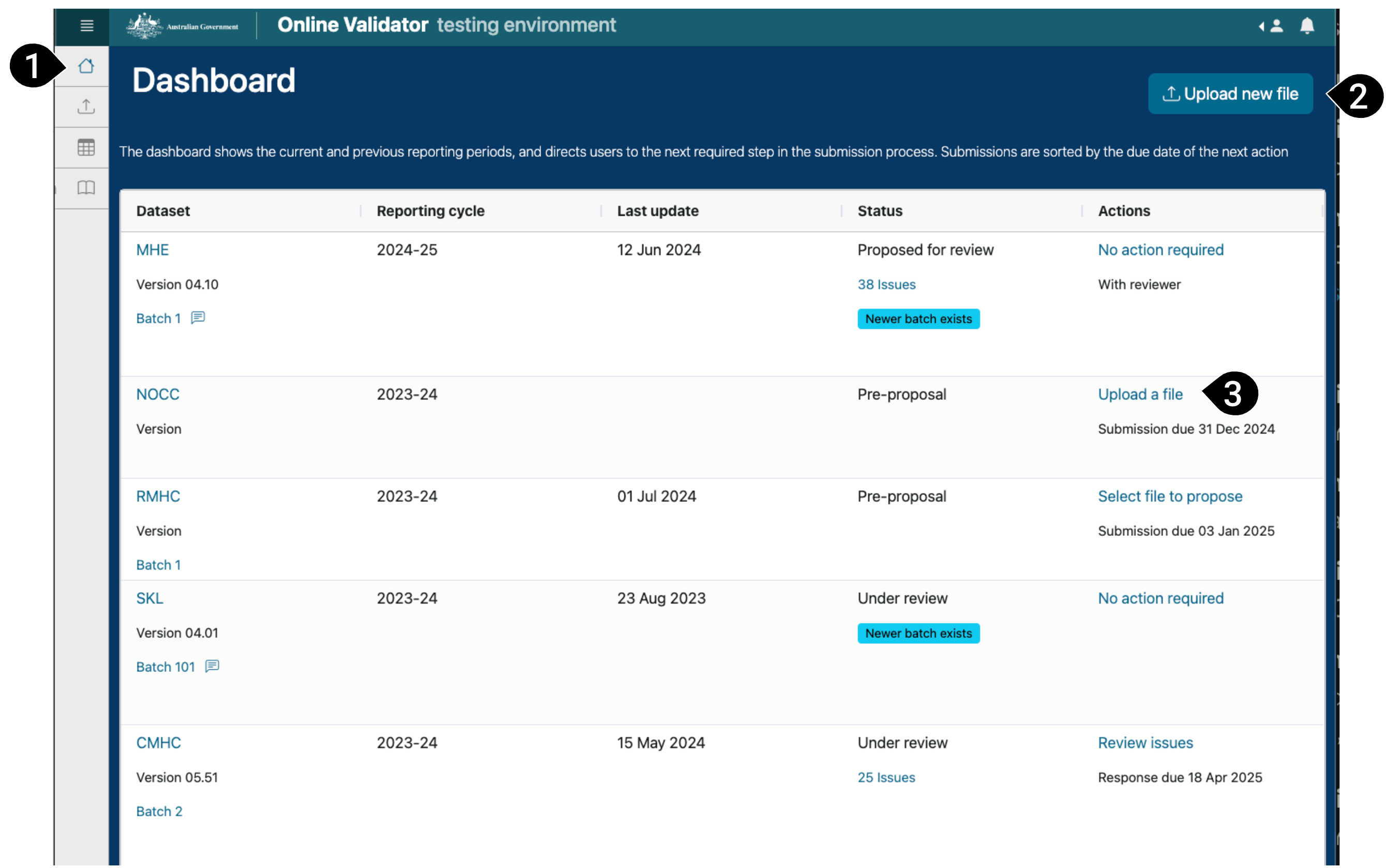 Online Validator upload a file